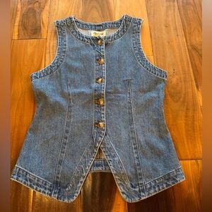 Madewell Denim Vest size 4